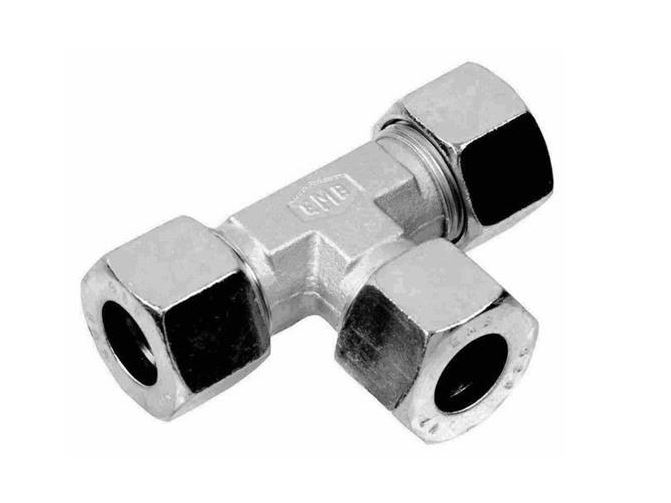 RVS T-koppeling T8 L